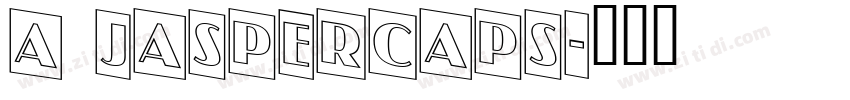 A JasperCaps字体转换